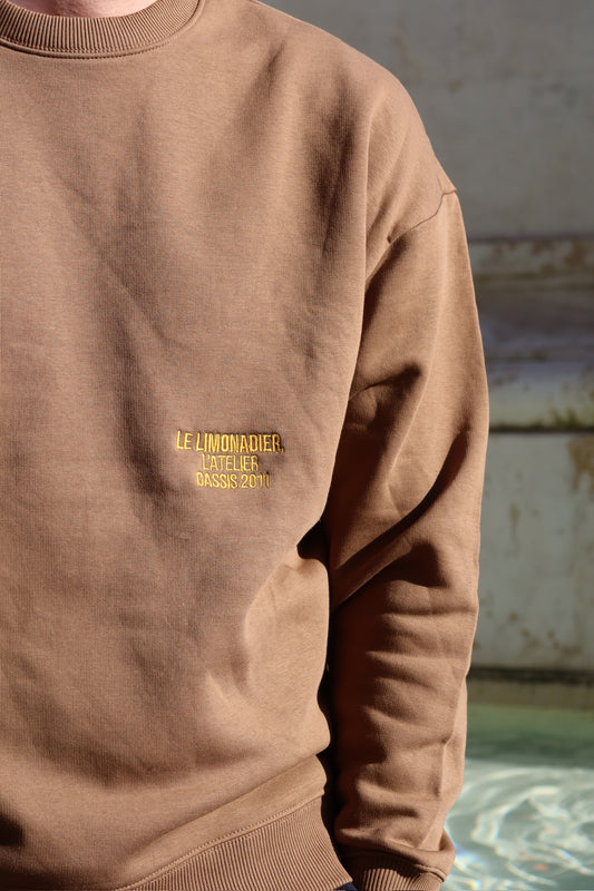 Sweat col rond CITRUS VIBES ONLY