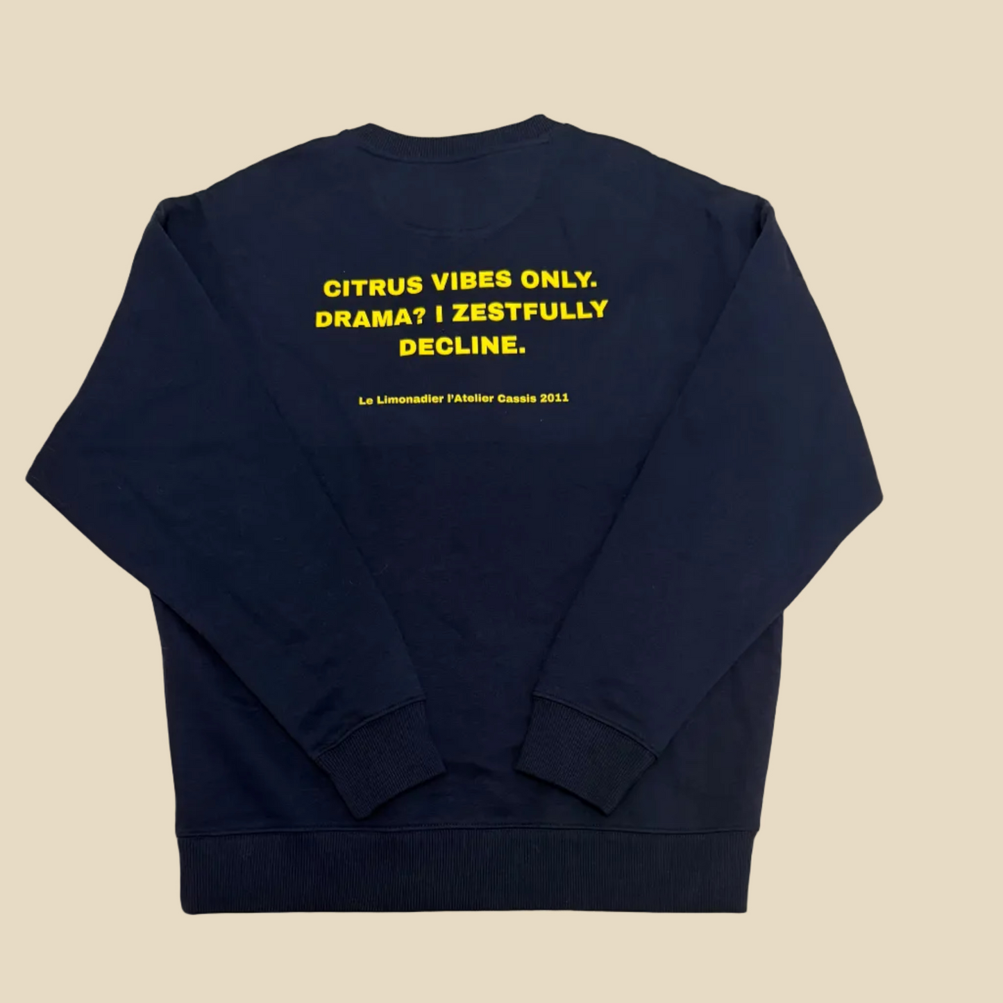 Sweat col rond CITRUS VIBES ONLY