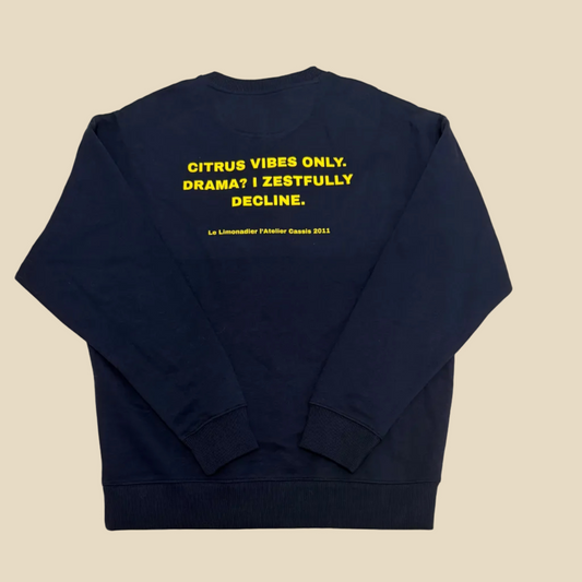Sweat col rond CITRUS VIBES ONLY